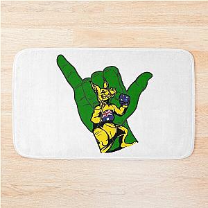 Australian Boxing Kangaroo Shag Bath Mat
