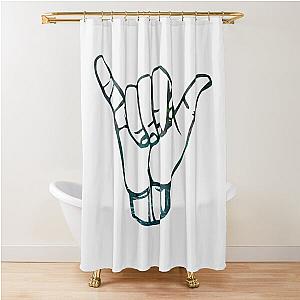 Shaka Tropical Shower Curtain