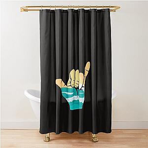 Shaka Hang Loose Shower Curtain
