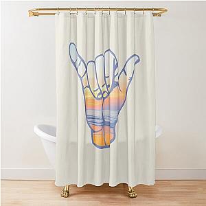 Shaka Sunset Shower Curtain