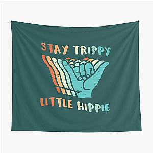 Stay Trippy Hippie hands Shaka Tapestry