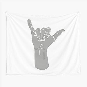 Old School Surf Sticker Shaka Tapestry