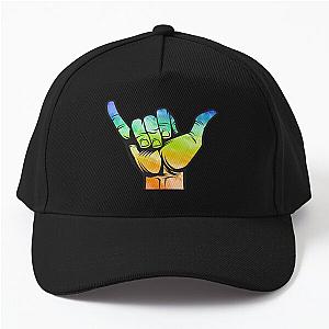 Tie dye hang loose surf sign Baseball Cap