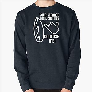 Funny Retro Surf Pullover Sweatshirt