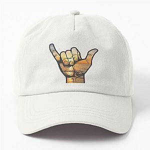 Shaka Hang Loosen Ocean Beach Sunset Dad Hat