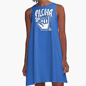 Aloha Shaka A-Line Dress