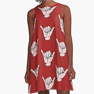 Shaka Pattern A-Line Dress