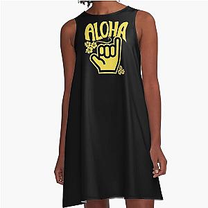 Aloha Shaka A-Line Dress