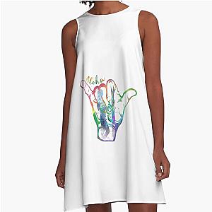 Shaka sign A-Line Dress