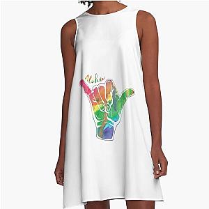 Shaka sign A-Line Dress