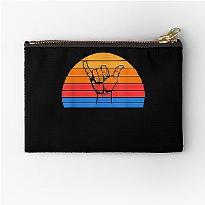 Surf Shaka Design Zipper Pouch