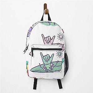 Colorful Shaka Pattern Backpack