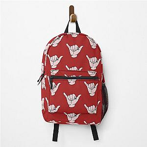 Shaka Minimal Pattern Backpack is already clean.