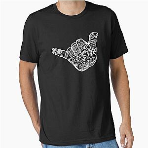 Hang Loose- Polynesian Tribal Shaka Hand Sign in White Essential T-Shirt