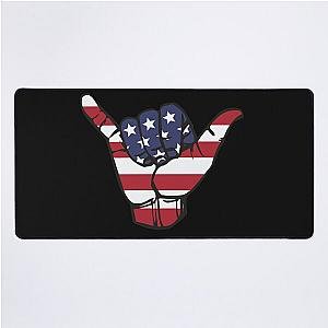 Shaka USA Flag America Desk Mat