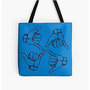 Shaka All Over Print Tote Bag