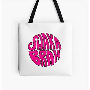 Shaka Bra All Over Print Tote Bag