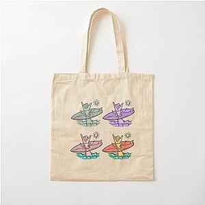 Colorful Shaka Pattern Cotton Tote Bag