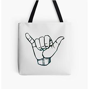 Shaka Tropical Print Tote Bag