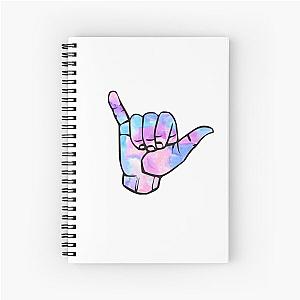 watercolor shaka Spiral Notebook