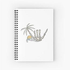 Skeleton Shaka Spiral Notebook