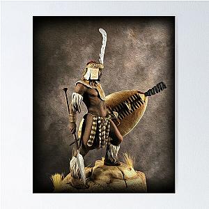 Zulu King Shaka Poster