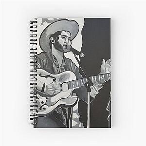 Shakey Graves BW Spiral Notebook