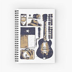 Shakey Graves Poster Spiral Notebook