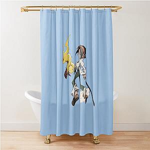 Shaman King Amidamaru with Yoh Shower Curtain