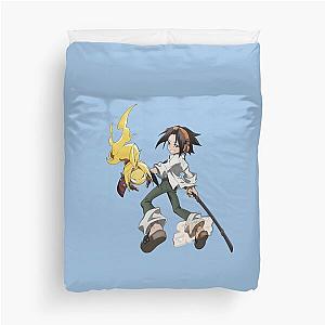Shaman King Amidamaru with Yoh Duvet Cover