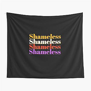 Shameless funny word in t-shirt Tapestry