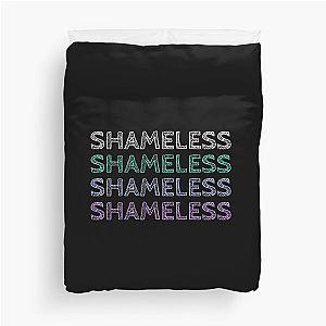 shameless funny word in t shirt Duvet Cover