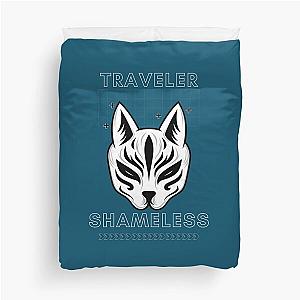 shameless t-shirt for traveling around planet earth Duvet Cover