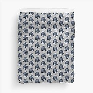 Shameless Cats: Silhouette Black Cat Duvet Cover