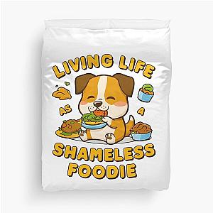 Shameless Foodie Duvet Cover