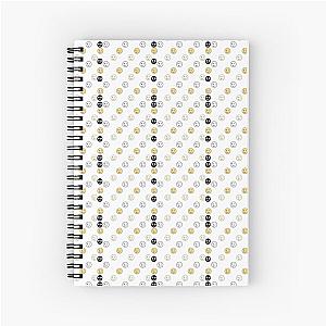 funny shameless pattern design artwork  Spiral Notebook