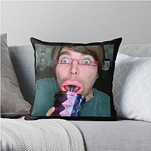 fake lips Shane Dawson Throw Pillow RB1207