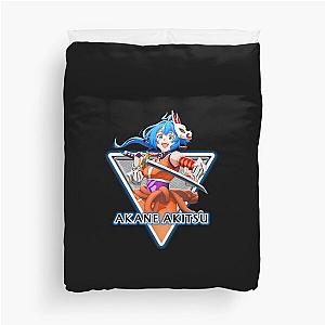 Akane Akitsu in Tri Shangri-La Frontier Duvet Cover