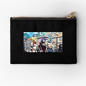 High-Stakes Level Up Shangri La Frontier Zipper Pouches