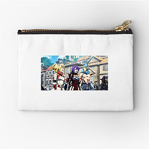 High-Stakes Level Up Shangri La Frontier Zipper Pouches