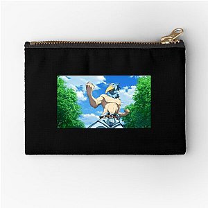 Skill-Driven World Shangri La Frontier Zipper Pouches