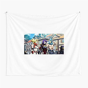 High-Stakes Level Up Shangri La Frontier Tapestries