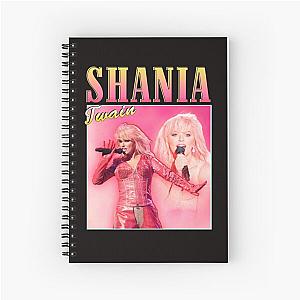 Shania Twain vintage retro design  Spiral Notebook