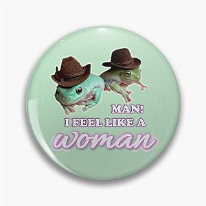 shania twain frog cowboy hat Pin