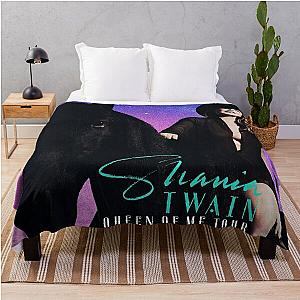 Shania Molly Show Bona Tour 2022 Throw Blanket