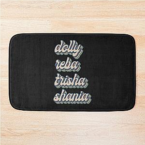 Dolly Reba Trisha Shania     Bath Mat