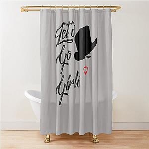 Shania Fan Art Lets Go Girls Shower Curtain