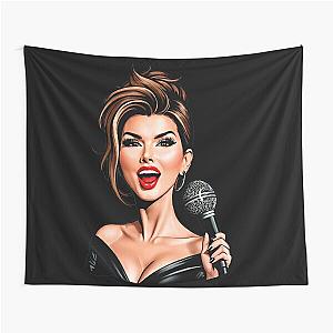 Caricature of Shania Twain Tapestry