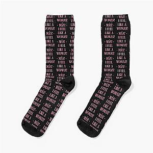 Man! I feel Like A Woman! Shania Twain Premium Scoop      Socks