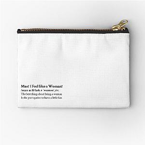 Shania Twain Aesthetic Quote Lyrics Motivational Country Zipper Pouch